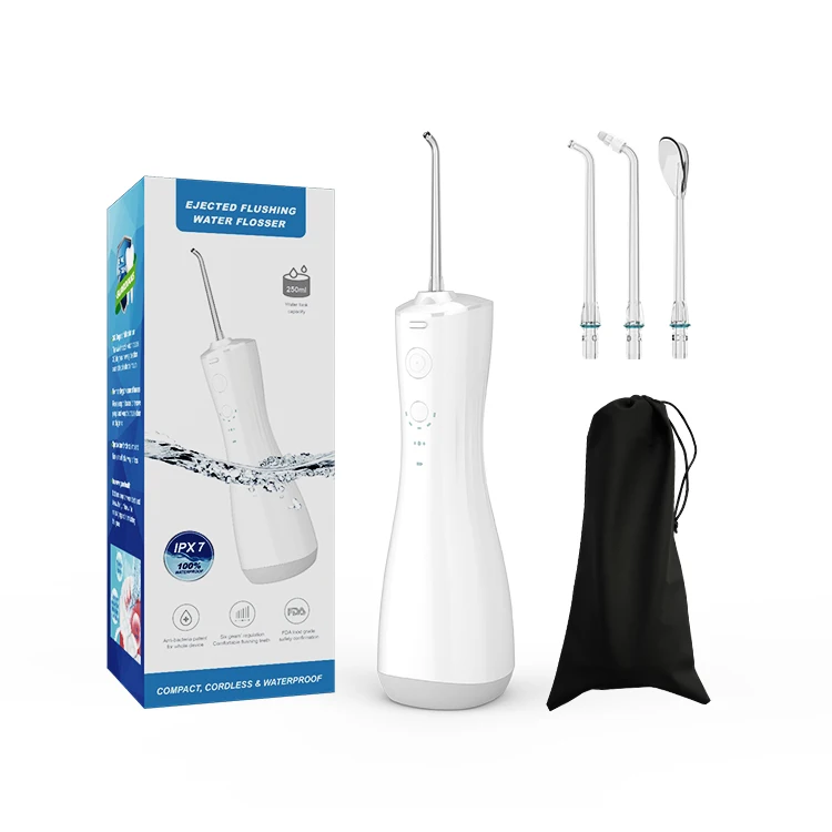 
Portable Powerful Floss Teeth Cleaning Irrigator Oral Travel Bag Professional Cordless Water Flosser Electric Dental 
