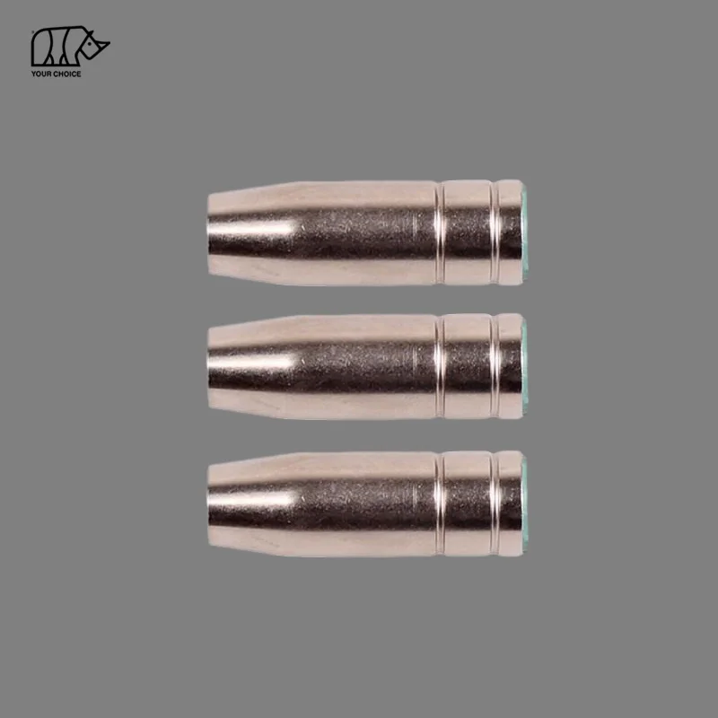 INWELT Brass Soldering Supplies MB15 Copper Welding Accessories 15AK Gas Nozzle for MIG Welding Torch