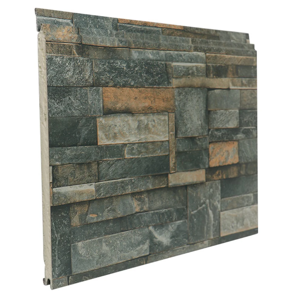 16mm Lightweight Exterior Wall Cladding Sandwich Panel Pu Polyurethane Foam Thermal Insulation Metal Siding