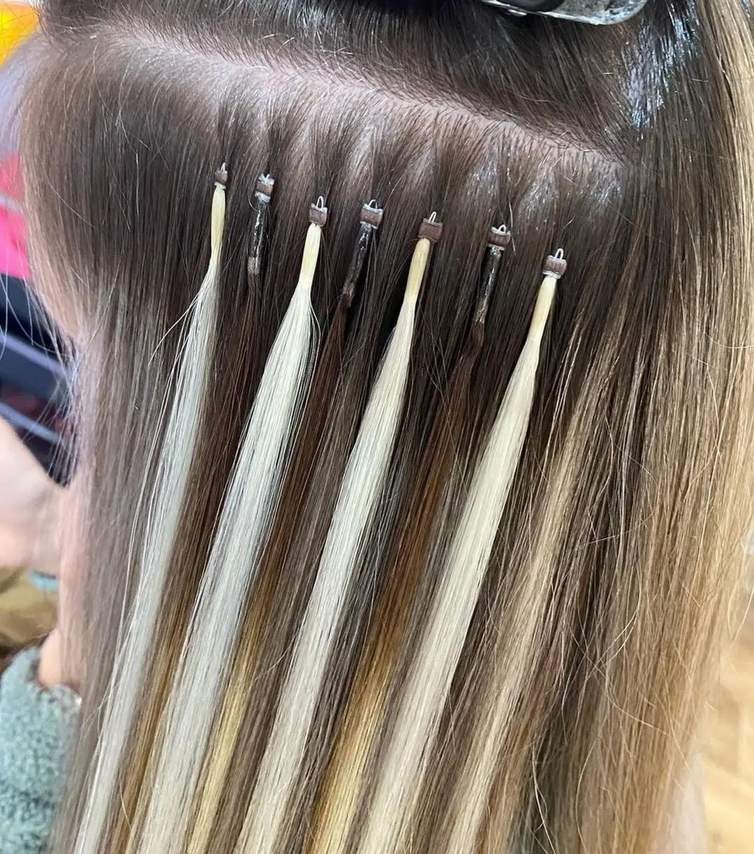 Changshunfa Wholesale Price Nano Ring Human Hair Extensions Nano Bead Tip Double Drawn Russian Nano Hair Extensions