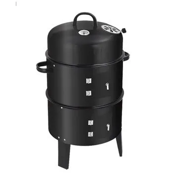 Oven Style Free Standing Portable Wood New Outdoor Grills Black All-season Square 13' 1pc/brown Box Sus430 10kg