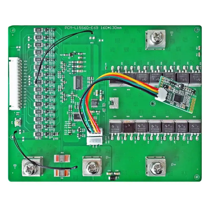 24V/36V/48V/60V 60a Smart BMS PCM for 54V 55.5V Lithium ion Batteries 45V 48V LiFePO4 SMBUS Bluetooth Electric Scooter Battery