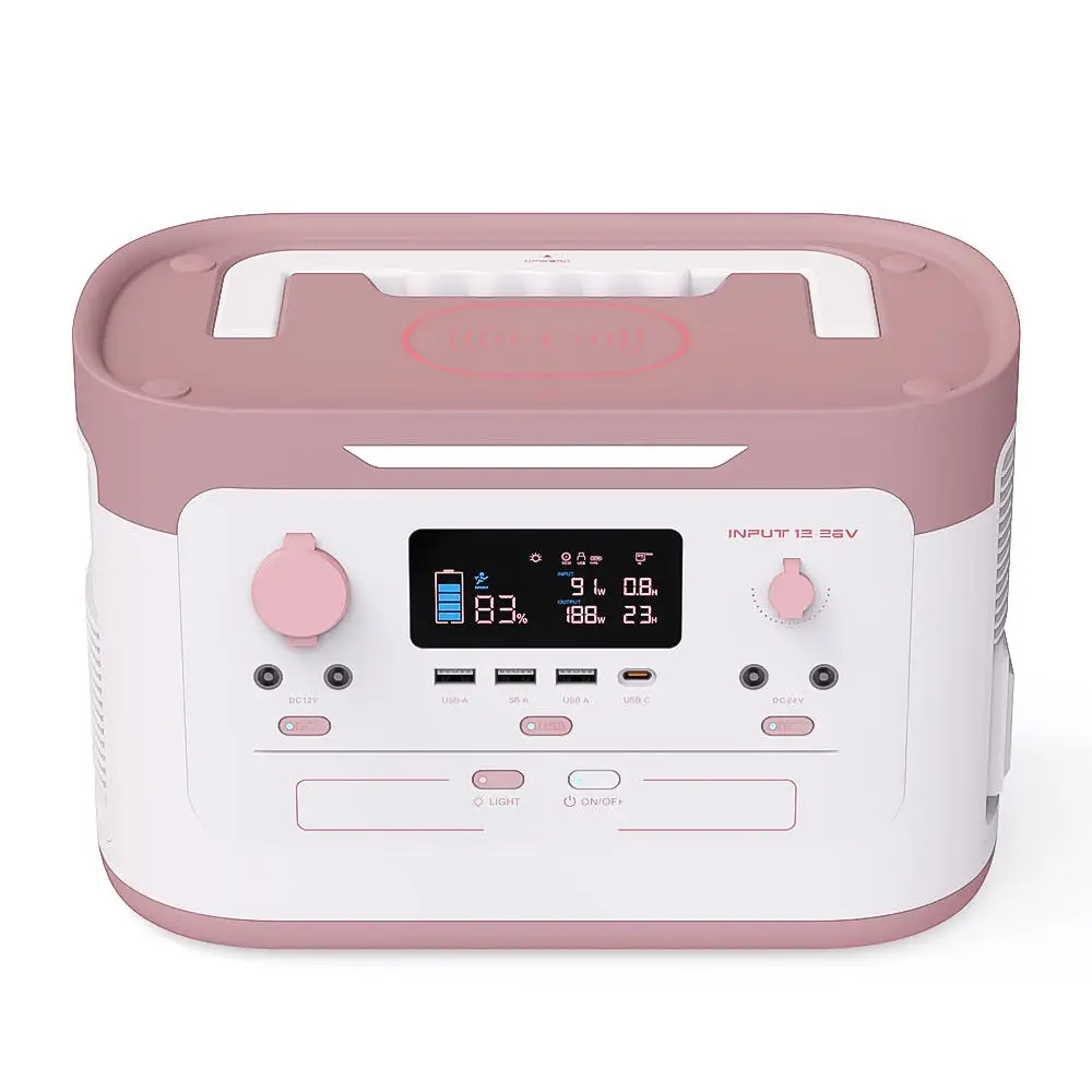 Outdoor Work rechargeable powerstation 600w eu portable rechargeable power station