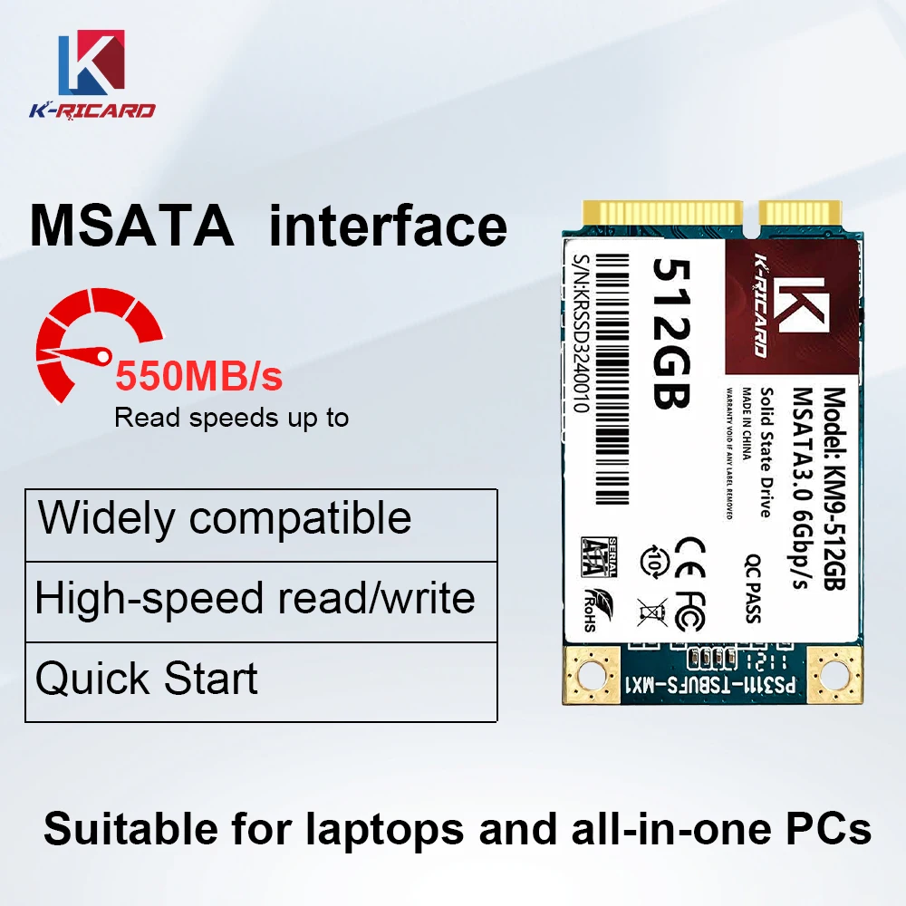 Internal MSATA SSD Solid State Drive Hard Drive Disk Ssd 512GB Solid State Drive 1TB ssd SATA3.0