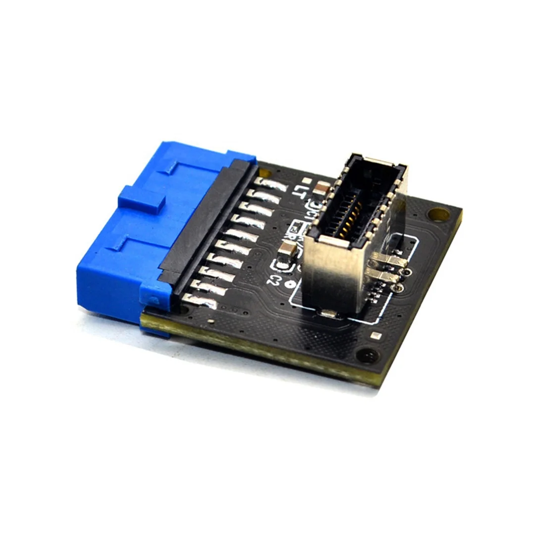 Type C USB3.1 Front Panel Socket USB 3.0 19 Pin to TYPE-E 20 Pin Header Extension Adapter for ASUS Motherboard PC Connector