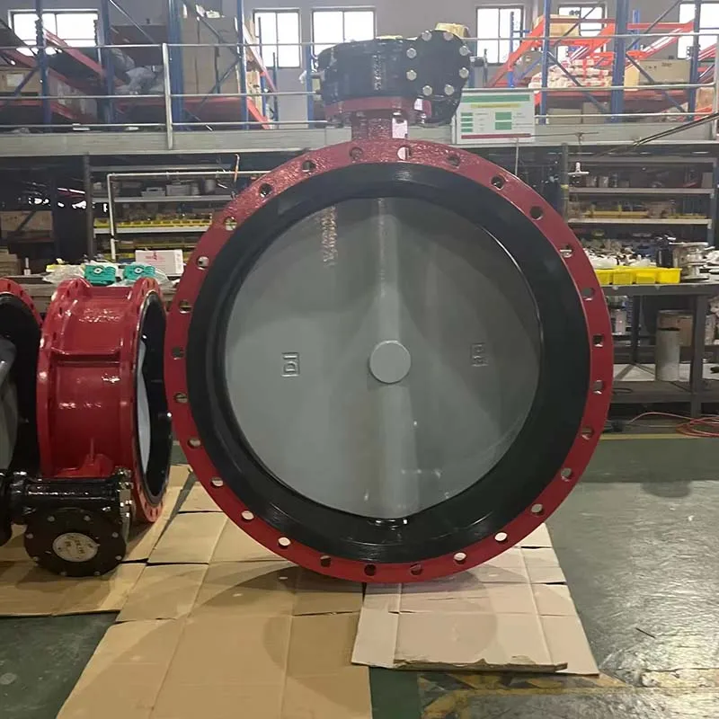 Cast Iron Carbon Steel Pneumatic Air Damper Butterfly Valve for High Temperature