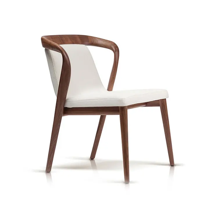 Nordic Italian Solid Wood Dining Room Restaurant Chairs For Living Room