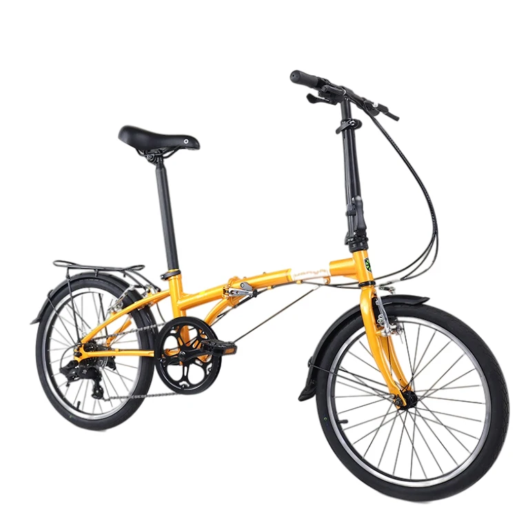 
Manufacturer Supplier 6061 Alloy Blue Dream D6 Small Size Easy To Carry Folding Bike 