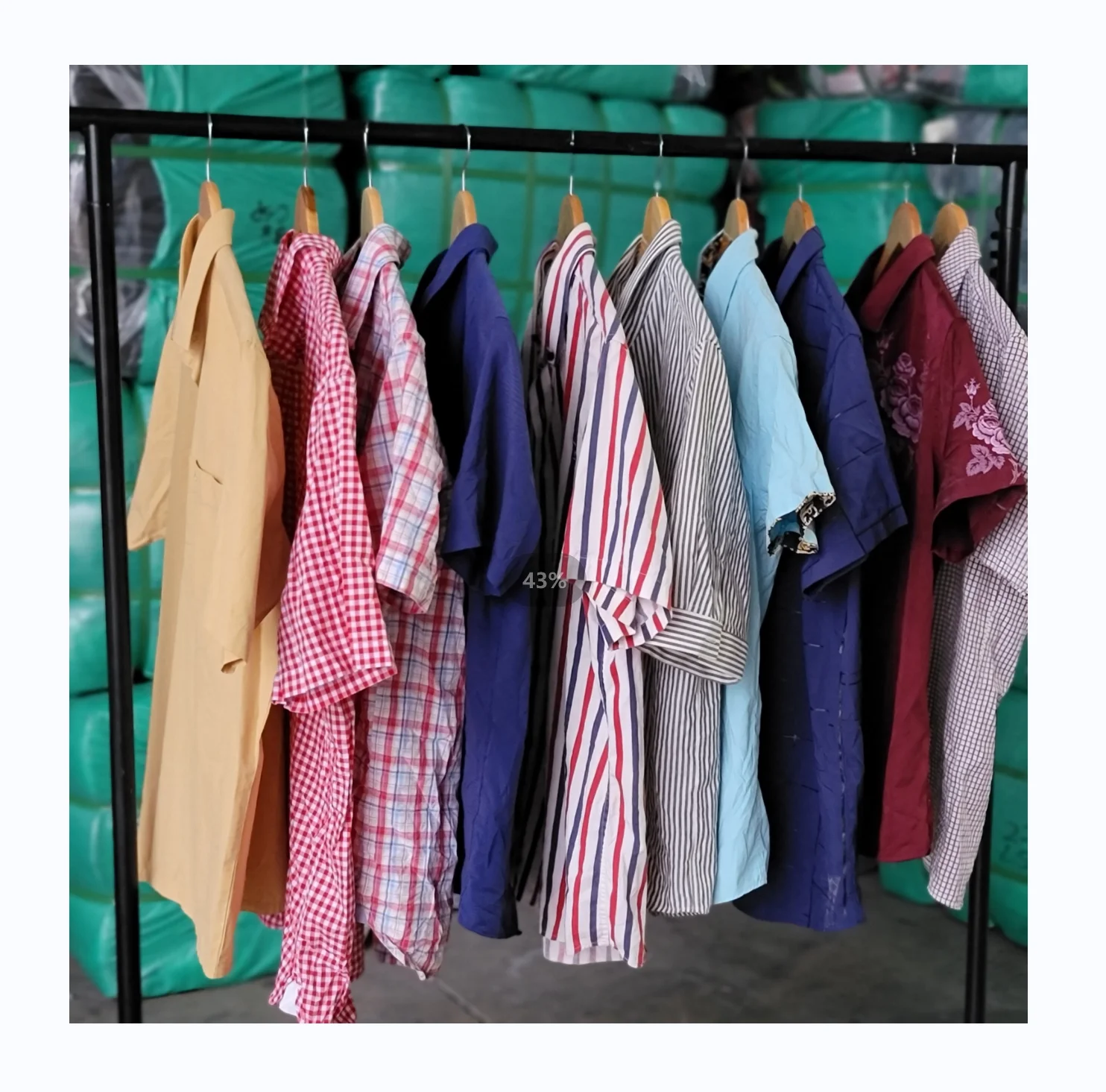 Factory direct second hand items Used Shirts For Men clothes in bale