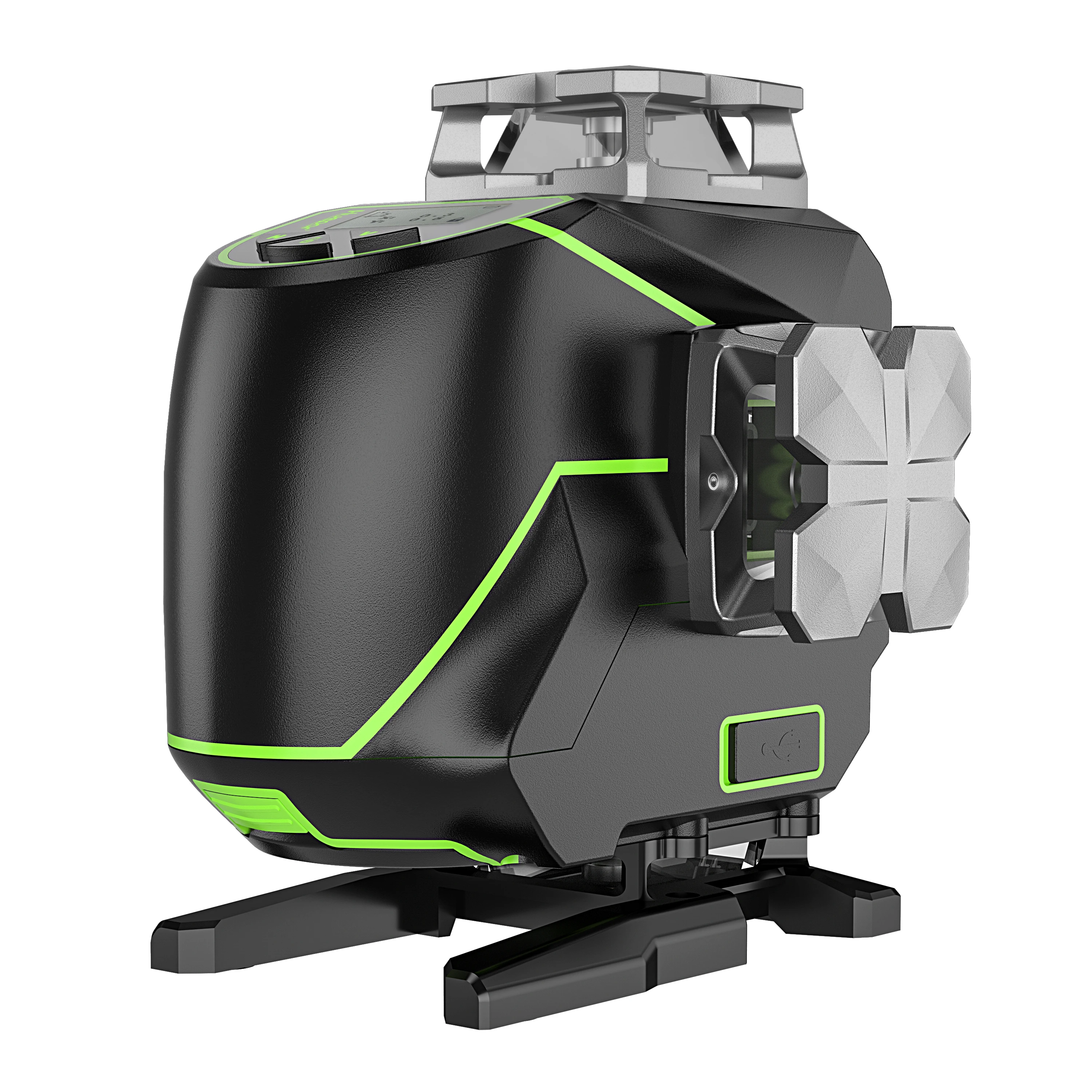 
S04CG with Hard Carry Case,Bluetooth Function&Outdoor Pulse Mode 4D Green Beam linelaserlevel,16 Line Laser Level 
