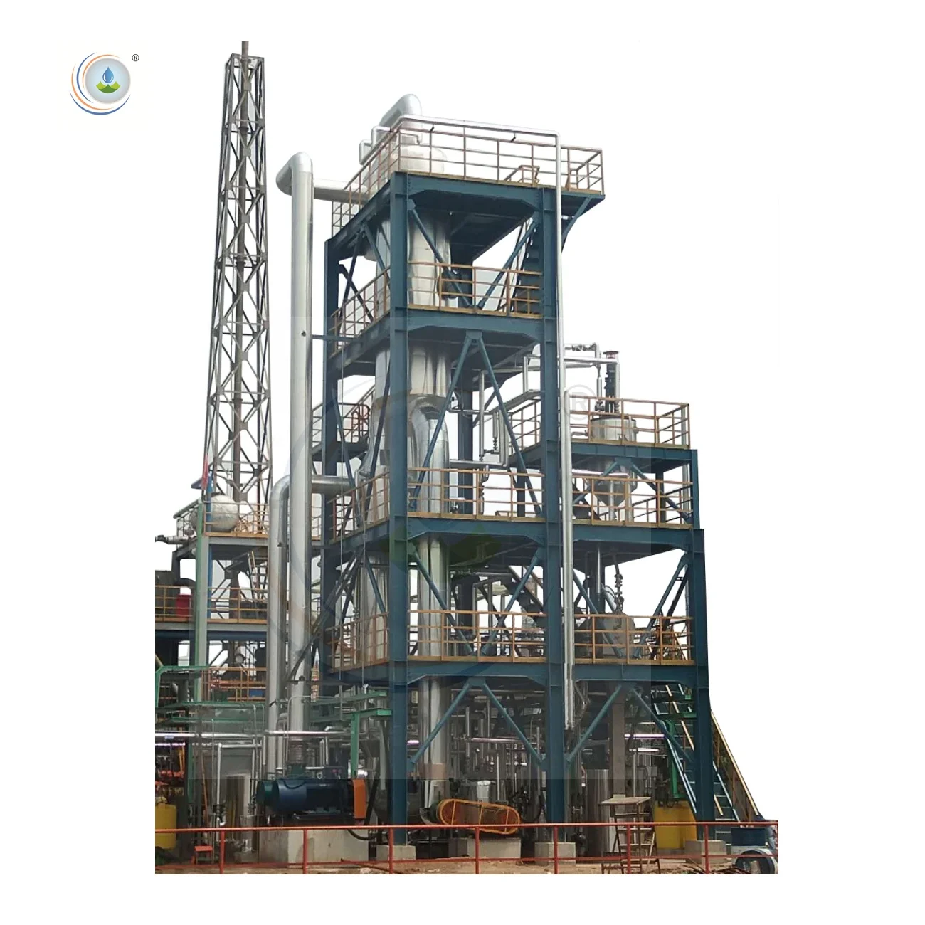 Falling Film MVR Evaporator System for evaporation and crystallization beverage concentration vacuum evaporator