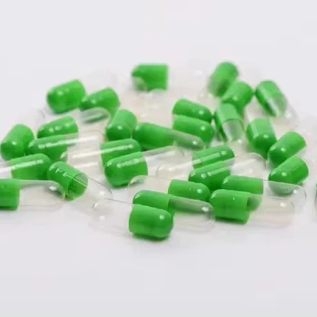 OEM/ODM service empty combined clear gelatin capsules 00 size empty capsules for powder