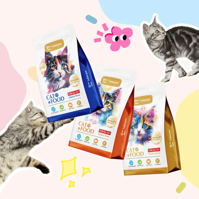 Бесплатный образец 24-часовая служба поддержки клиентов на заказ OEM ODM все натуральные ингредиенты с высоким содержанием белка сухой корм для кошки