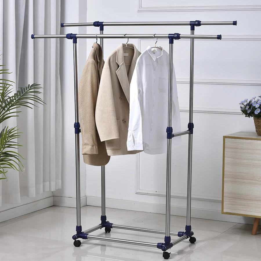 Household European Style Simple Heated Cloth Dryer 4 Tier Foldable Hanger Standing Folding Clothes Drying Rack