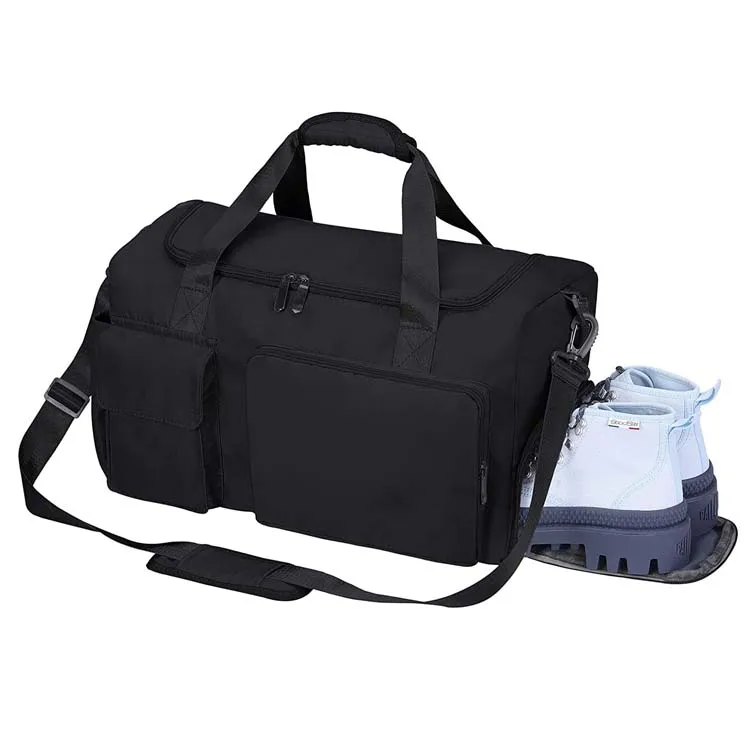 Water Resistant gym duffel overnight carry on bag women men travel duffle bag for weekend trips