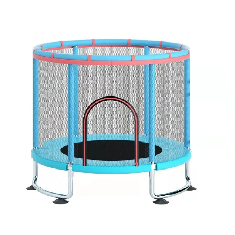 Wholesale child trampolines for adults with enclosures round 55in trampoline outdoor with safety net