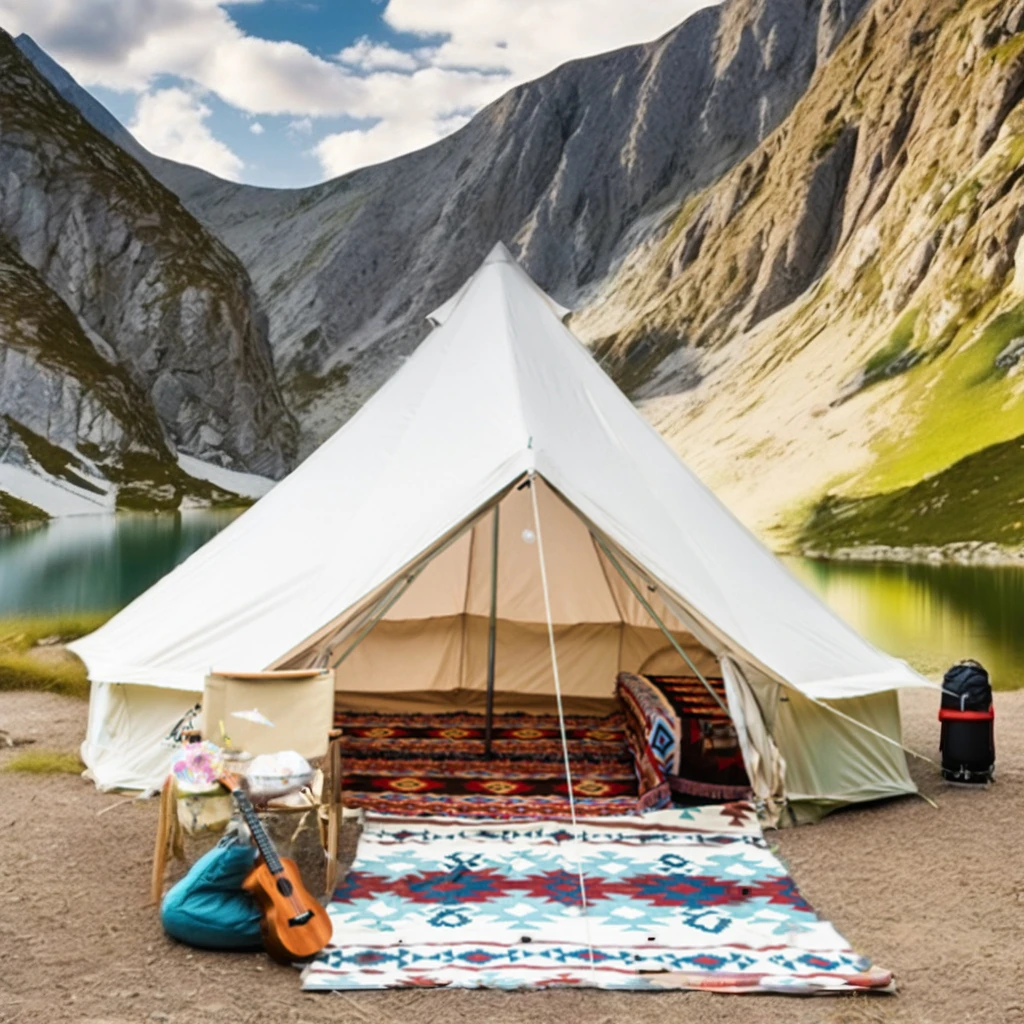 Luxury Canvas Cotton Bell Tent New Design 3M/4M/5M/6M Outdoor Camping Yurt 4 Seasons Aluminum Glamping Automatic 5-12 Hotels