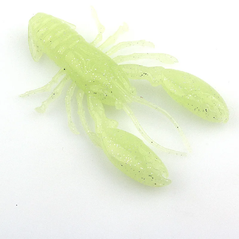 High Quality 9cm Artificial Soft Bait Crayfish Soft Lure for Freshwater Sea Fishing for Ocean Boat Bottom Fishing Techniques