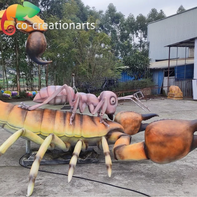 Zoo Festival Theme Animal Outdoor Decoration Animatronic Scorpion Model