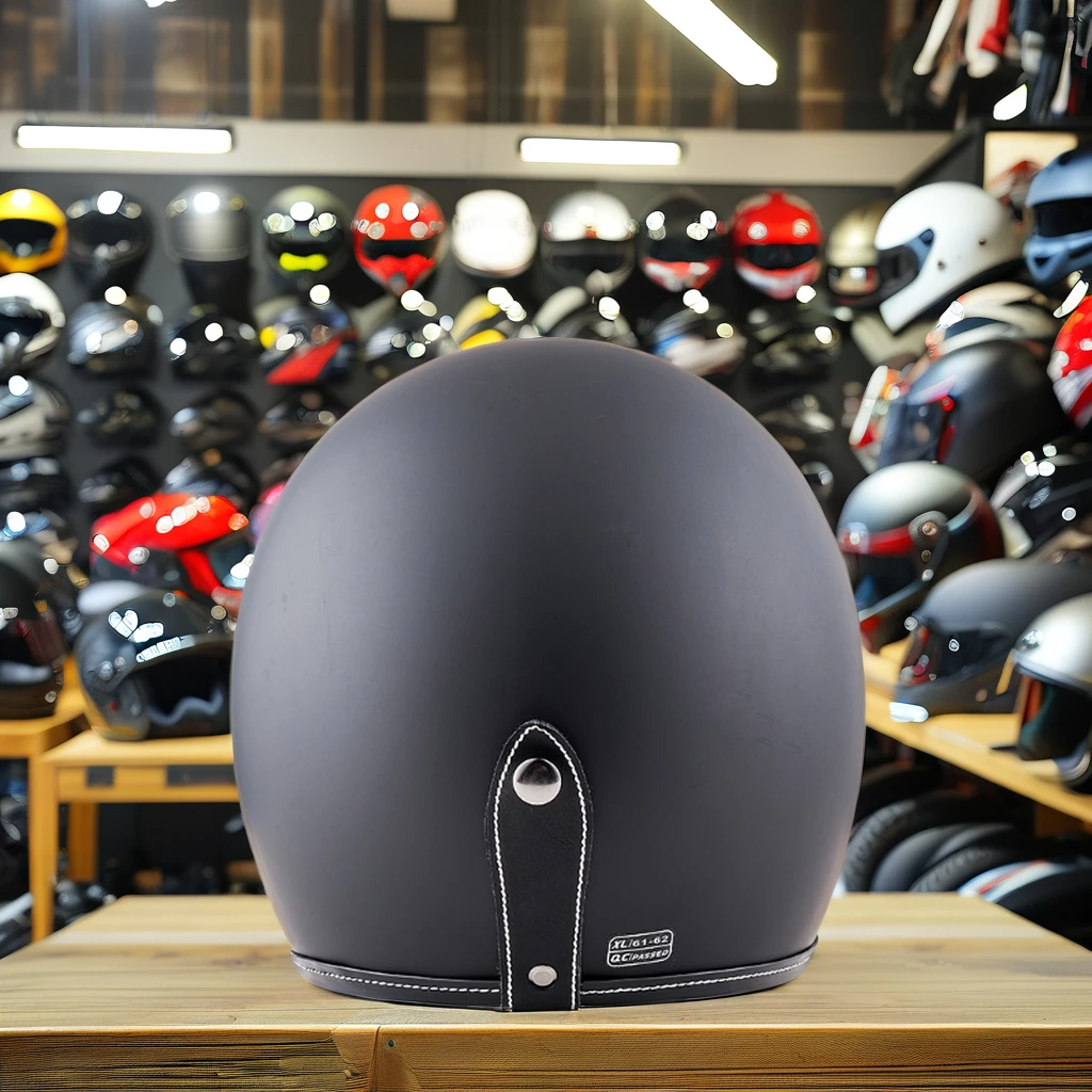 High Quality Vintage Open Face ABS Motorcycle Helmets Retro Dual Sport Smart Scooter Gear for Riding