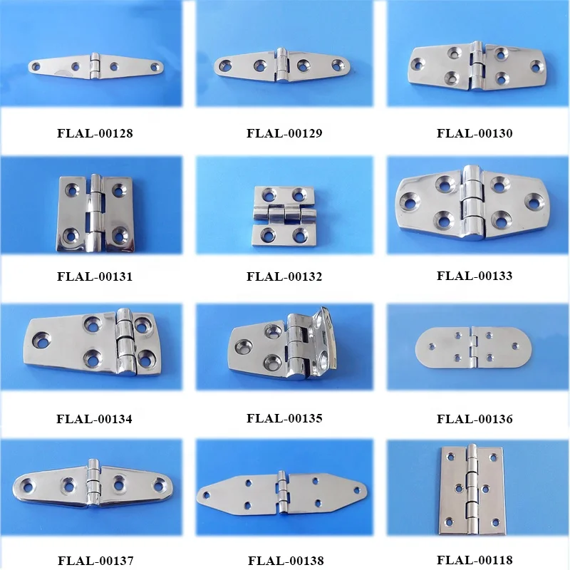 FULE High Quality Heavy Duty Cabinet Galvanized Hidden Door Hinges Hot Sell Fire Rated 316 L 304 Stainless Steel Hinge