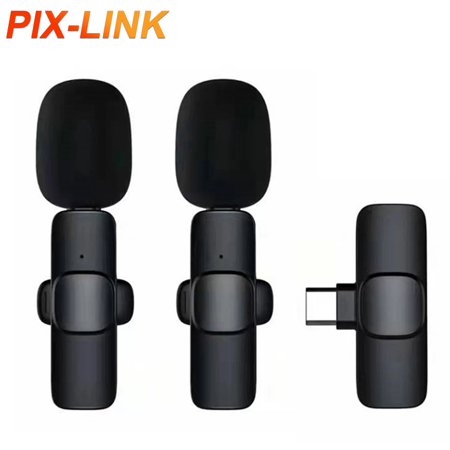 Совместимый зарядный чехол Plug-Play Беспроводной воротник машинка для стрижки зажим на петличный микрофон