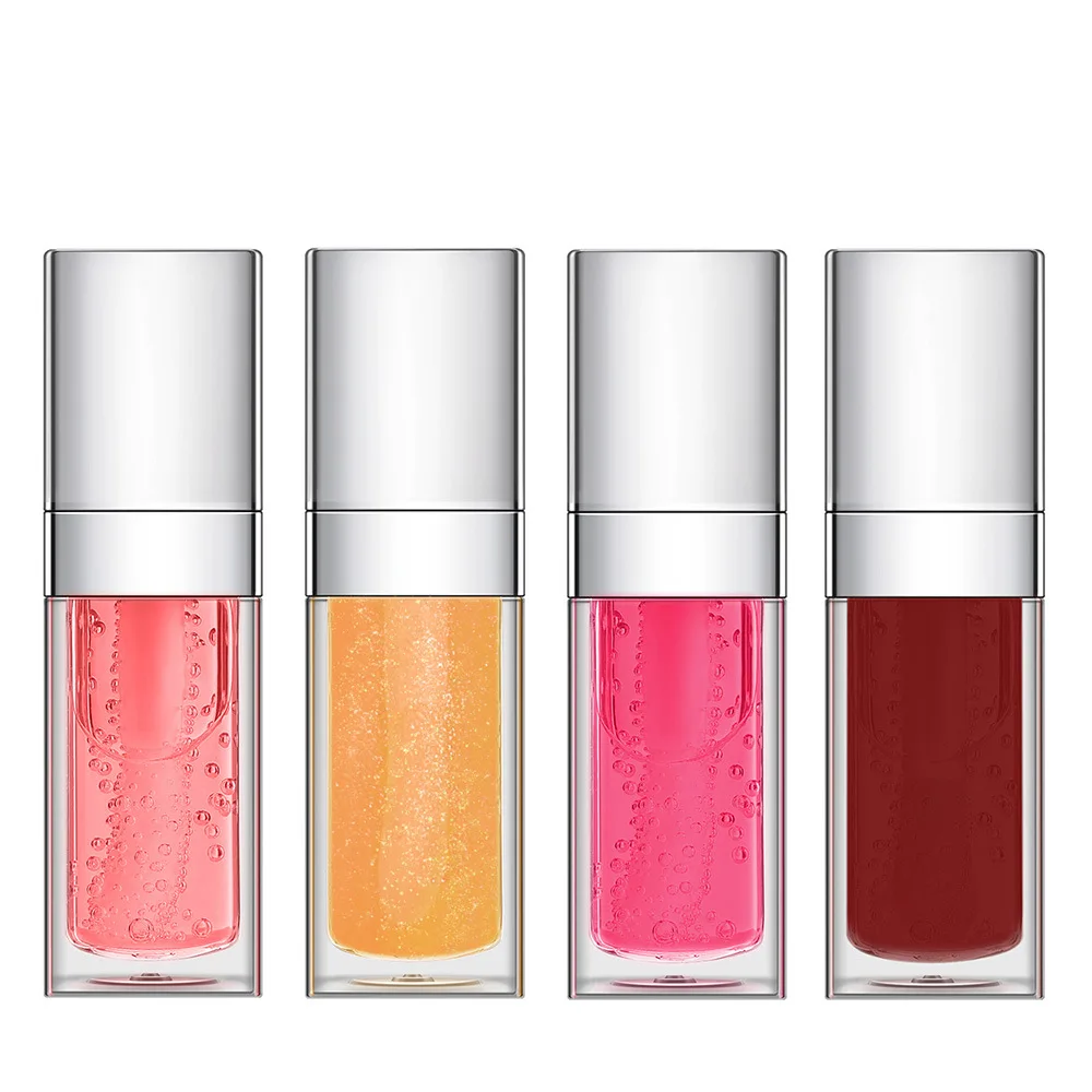 Private Label Waterproof Lip Stain Gloss No-Sticky Hydrating Lip Oil Long-Lasting Moisturizing Transparent Plumping Lip Oil