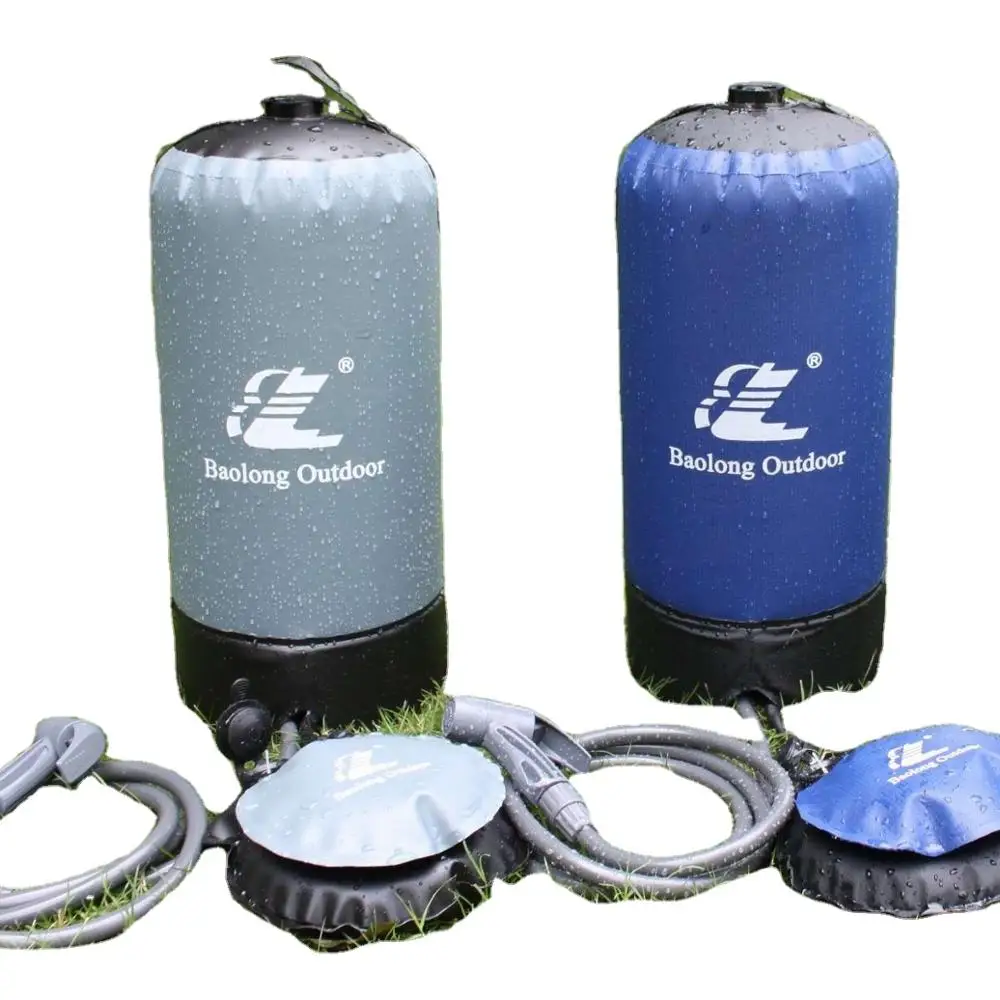 2022 Hot Sale Cheap Abrasion Resistant Pressure Solar Shower With Foot Pump Camping Outdoor Use With Pop Up Tent Beach Tent