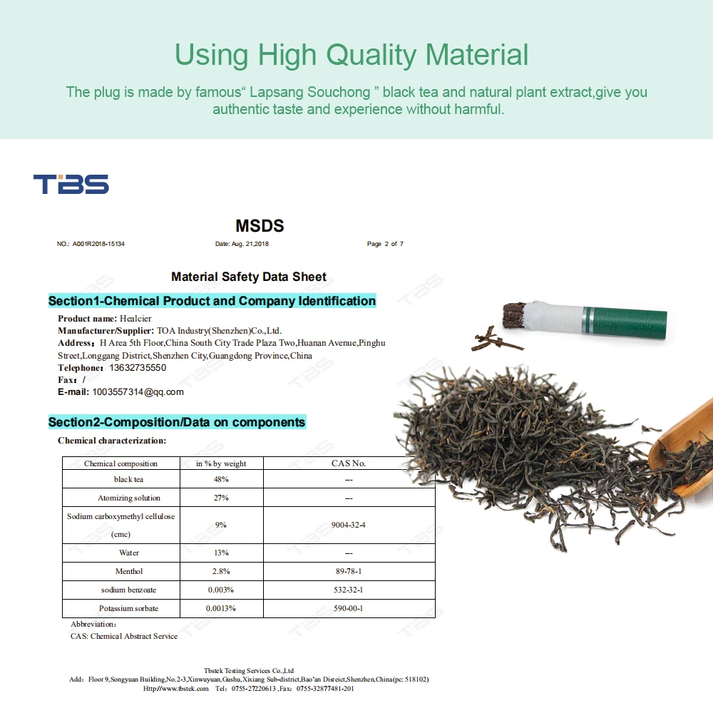 
New smoking style healthy cigarette very popular HEALCIER Brand cigarette coffee stick suitable for IQOS device 