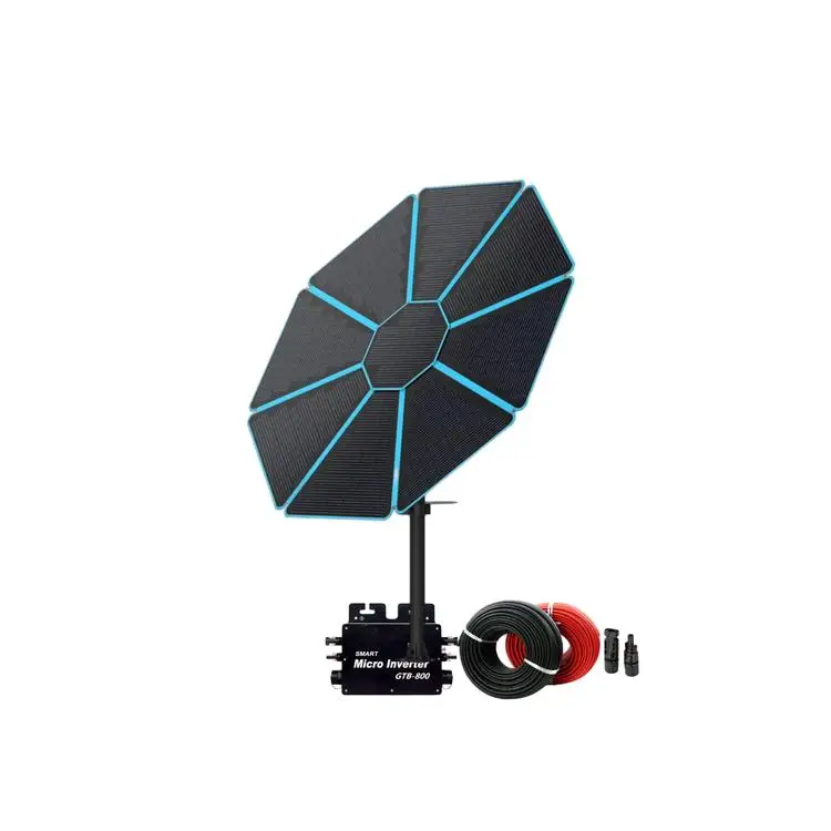 Wholesale OEM Sun flower solar power household charger tracking system