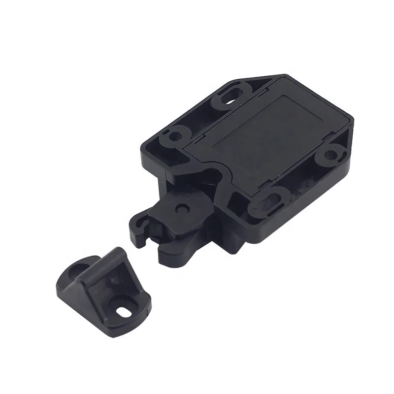 High grade plastics Push to Open Cabinet Hardware Magnetic Push Latch Lock for Hidden Door Touch and Catch Magnet Push