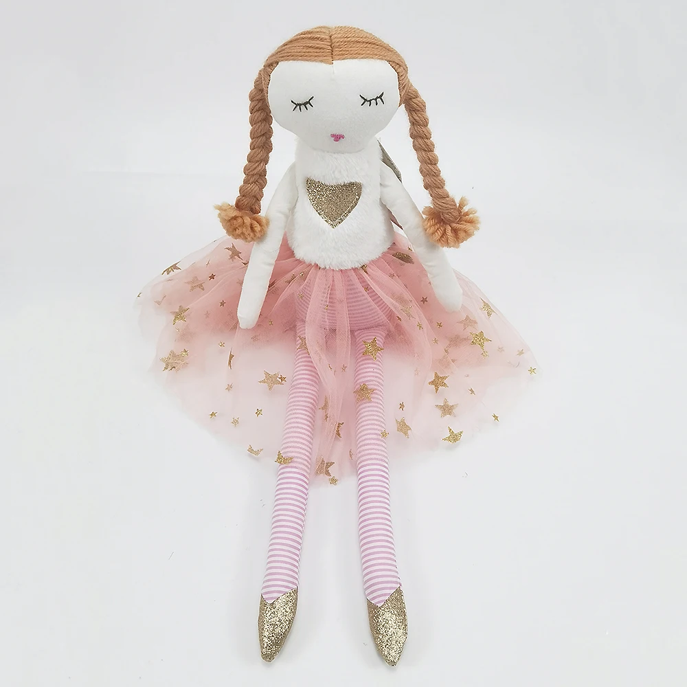 new Linda doll cuddle toy kids comforter toy sweet long leg girl doll sleeping mate angel fairy toy