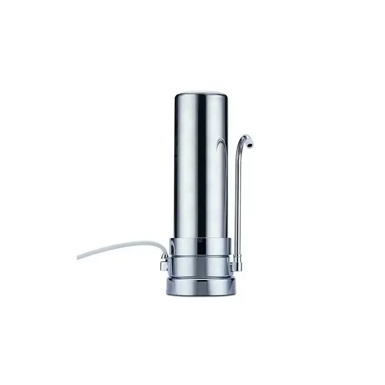 10 inch Two Stages Countertop Stainless Steel Gravity Water Filter Housing