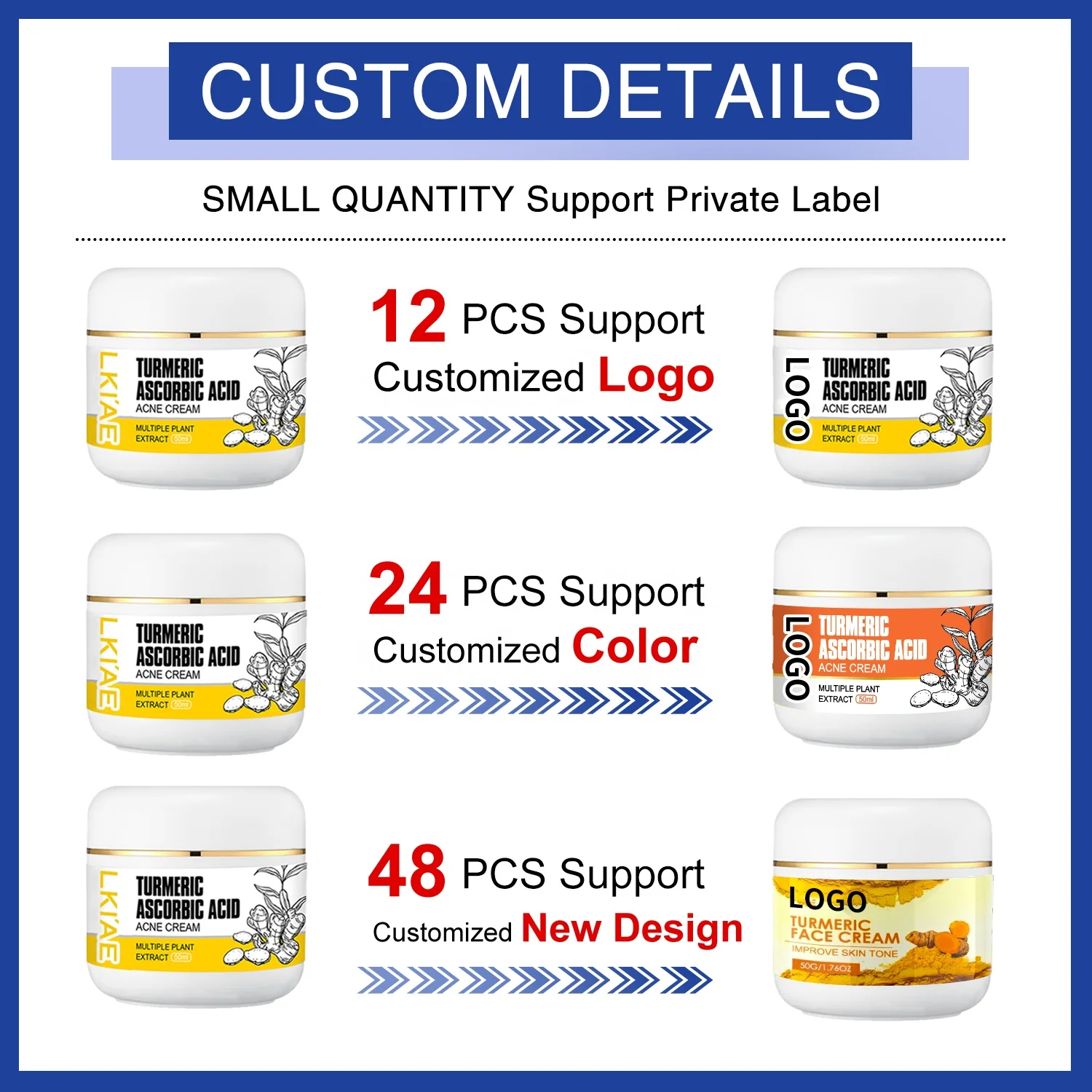 Ailke Cleansing Chinese Face Creams Treatment Anti Acne Removing Turmeric Cream For Sensitive Skin