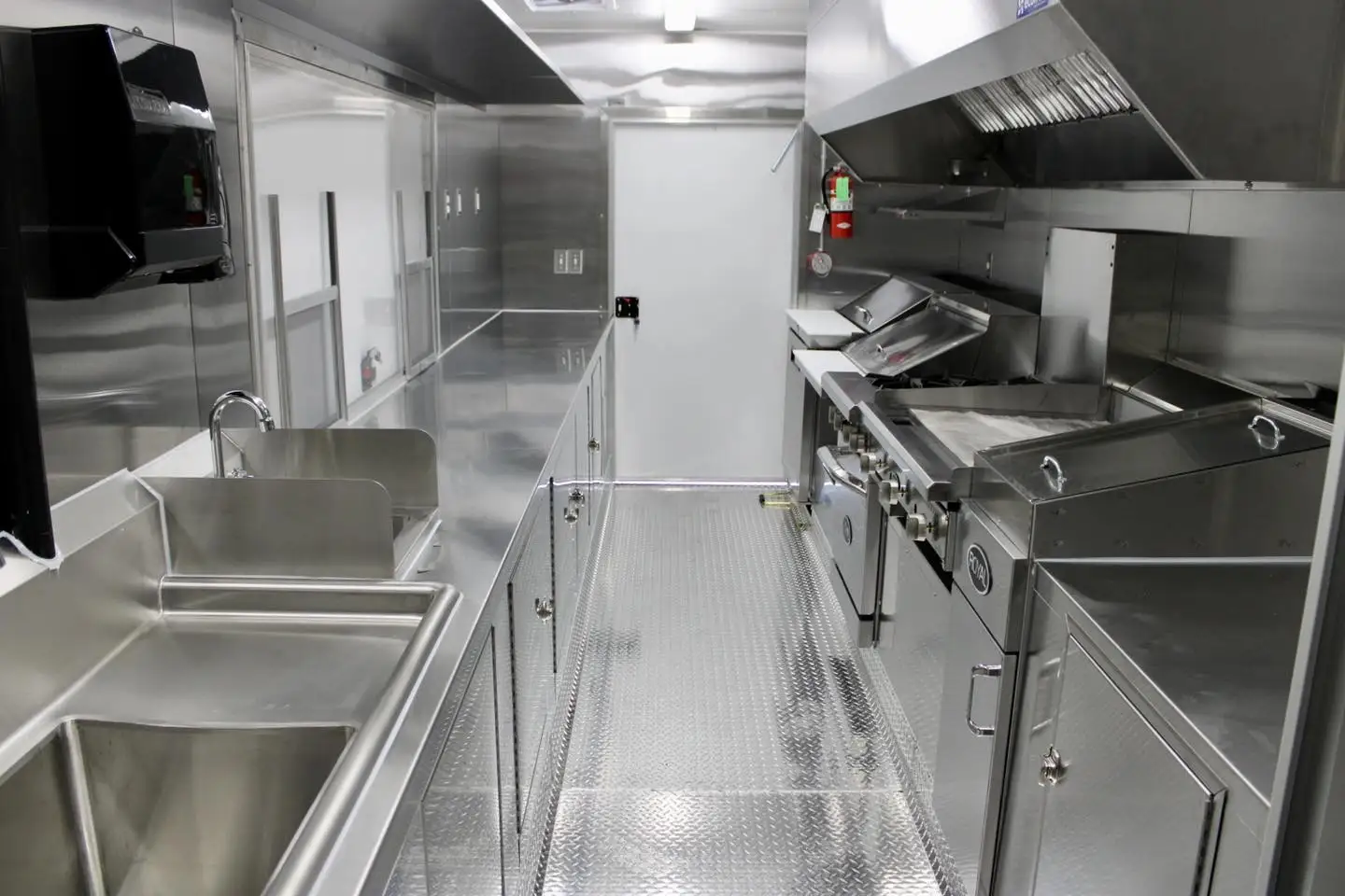 Mobile Food Truck With Pizza Vending Machine California Standard Dot Ce Certification Food Trailer Ready For Delivery