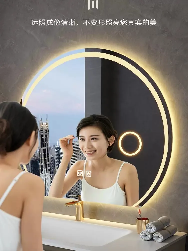 Single  vanity double basin bathroom vanity customizable bathroom cabinet combination dressing smart mirror bathroom sink