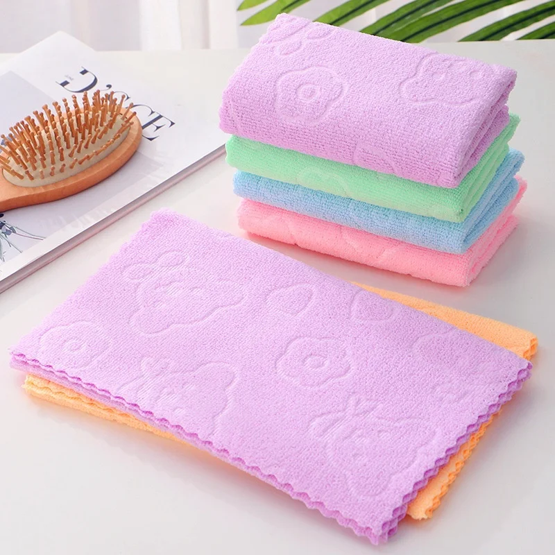 China Multipurpose Polyester Car Cleaning Hand Dish Towel Wholesale Microfiber Kitchen Cleaning Washcloth