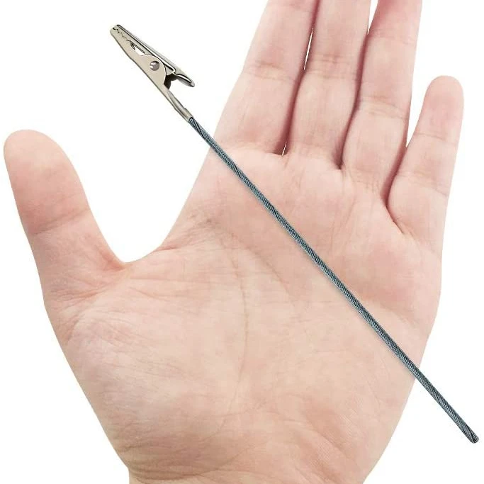 Оптовая цена, металлический зажим «Аллигатор» с длинным хвостом, железная застежка «Аллигатор» для хобби-моделирования, «сделай сам», карта, фото, памятка