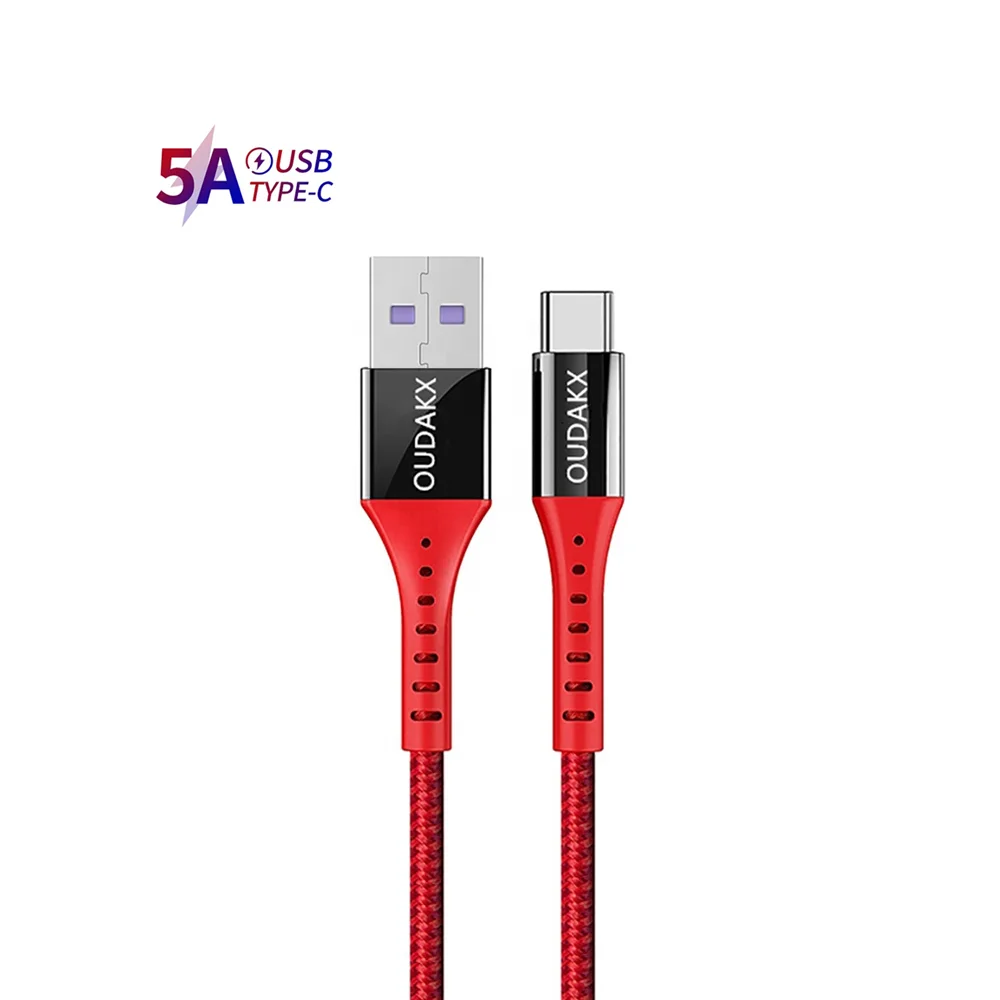 2022 high quality usb 31 type c 1m nylon cabel 18w fast charger for iphone