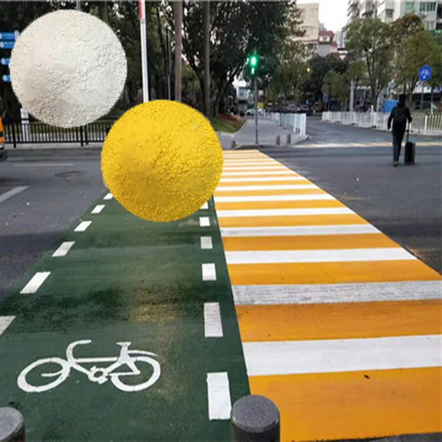 
China thermoplastic paint hot melt road marking paint for car park marking and road marking 