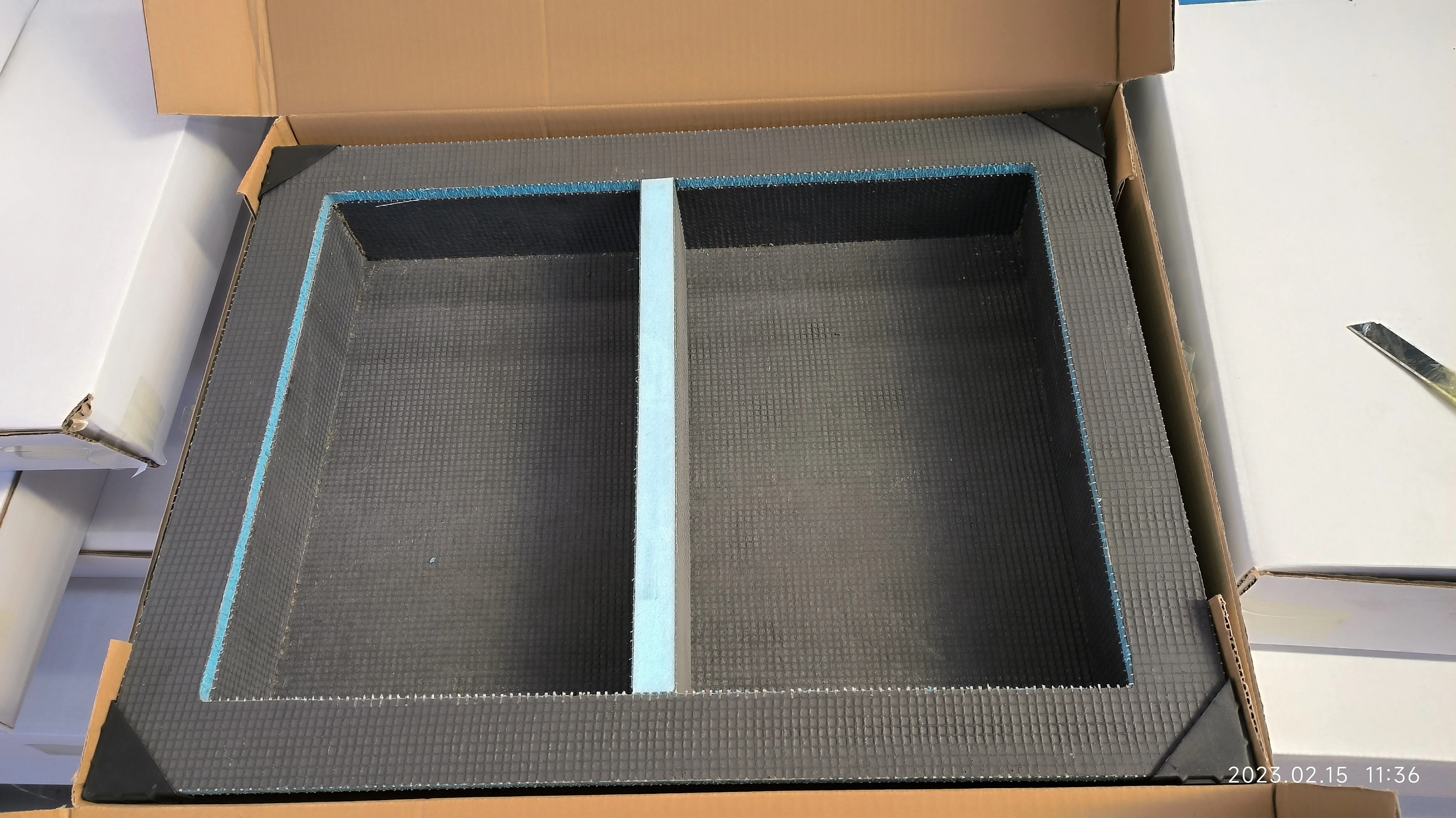 CFC HCFC Free Bathroom recessed XPS Shower Niche with cement mortar and fiberglass