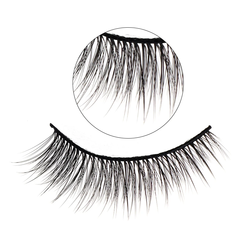 Genielash частная этикетка черная полоса Зажигалка натуральный 3D Искусственные норковые ресницы поставщик