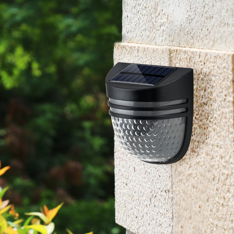 New design solar motion detector sensor security light for home