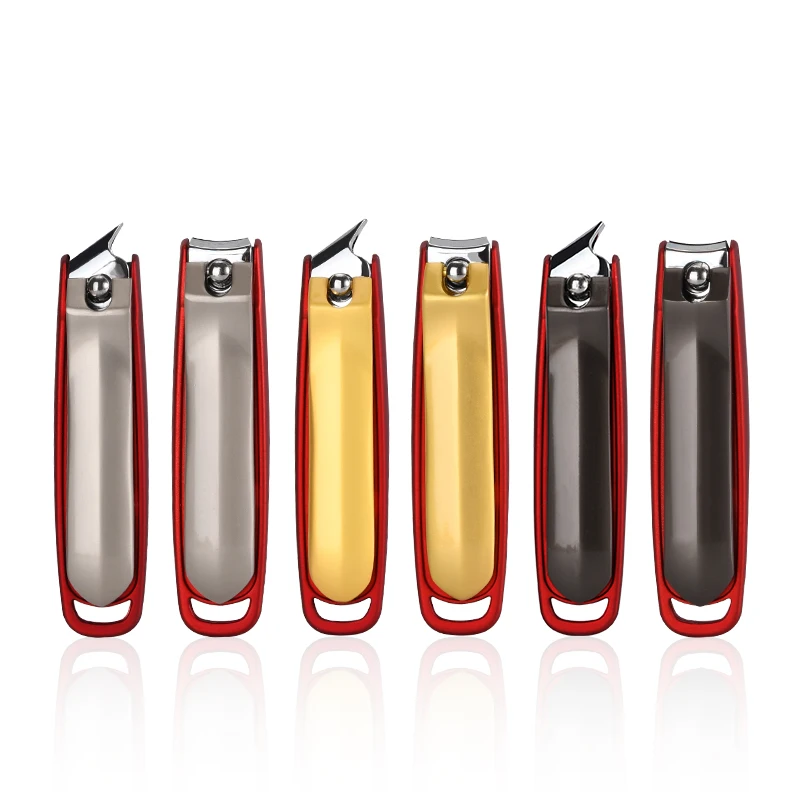 Professional Sharp Fingernail Toenail Clipper Cutters ABS Rubber Plastic Anti-Splash Zinc Alloy For Nails Cutter