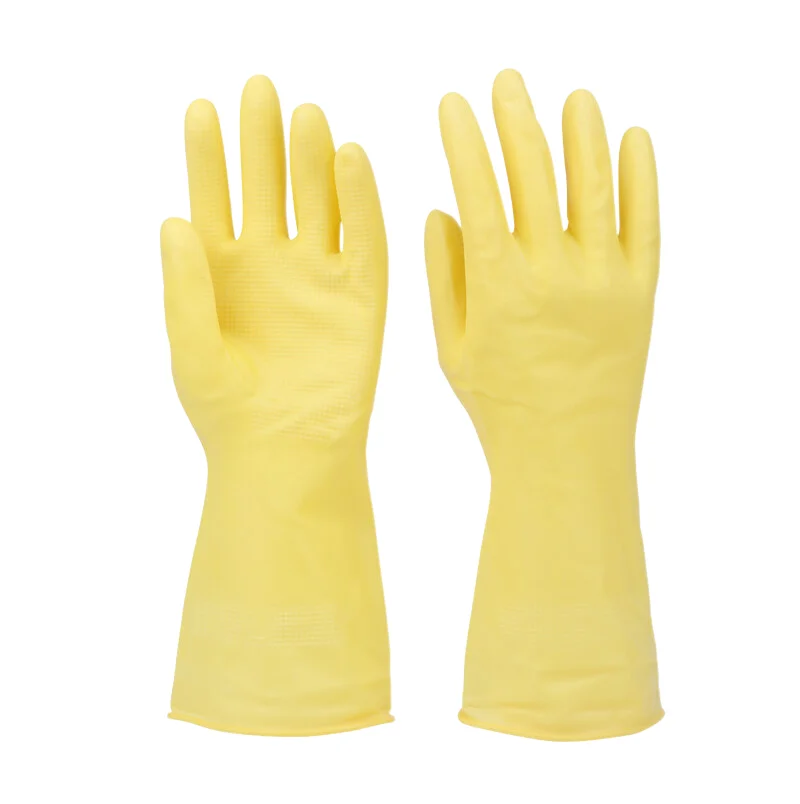 Cheap Kitchen Rubber Household Latex Gloves Cleaning Dishwashing Kitchen Gloves For Dish Washing