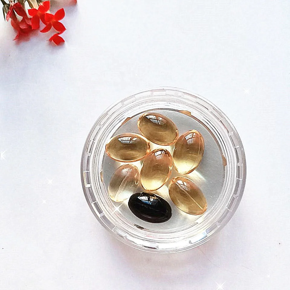 Vegan Halal 500mg Fish Oil Omega 3 Capsules in Herbal Supplement Private Label