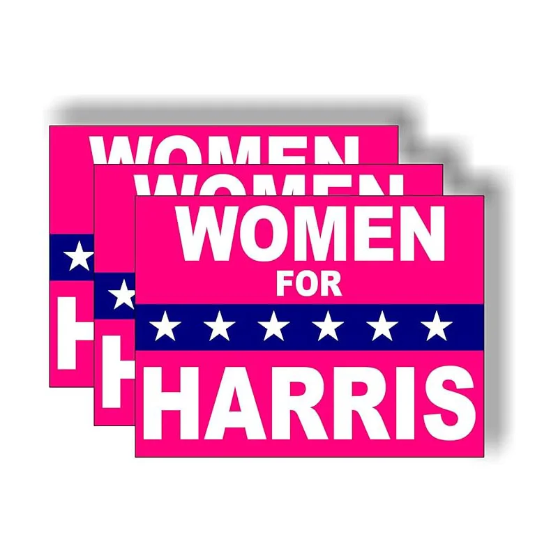 HARRIS 2024 for president star Bumper Magnet 3 in x 5 in