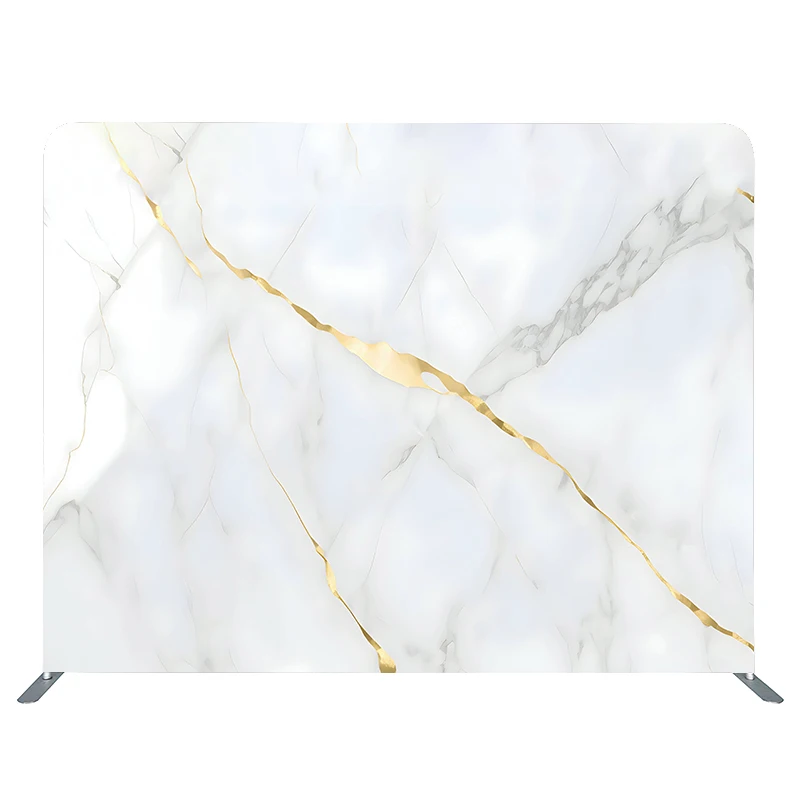 10x7 5 фута Лидер продаж прямая алюминиевая композитная трубка Натяжная ткань выставочная стенка фон для фото перфокарта