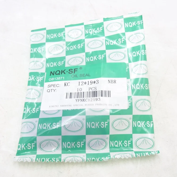 NQK motorcycle oil seal TC 12*19*3 NBR size 12x19x3
