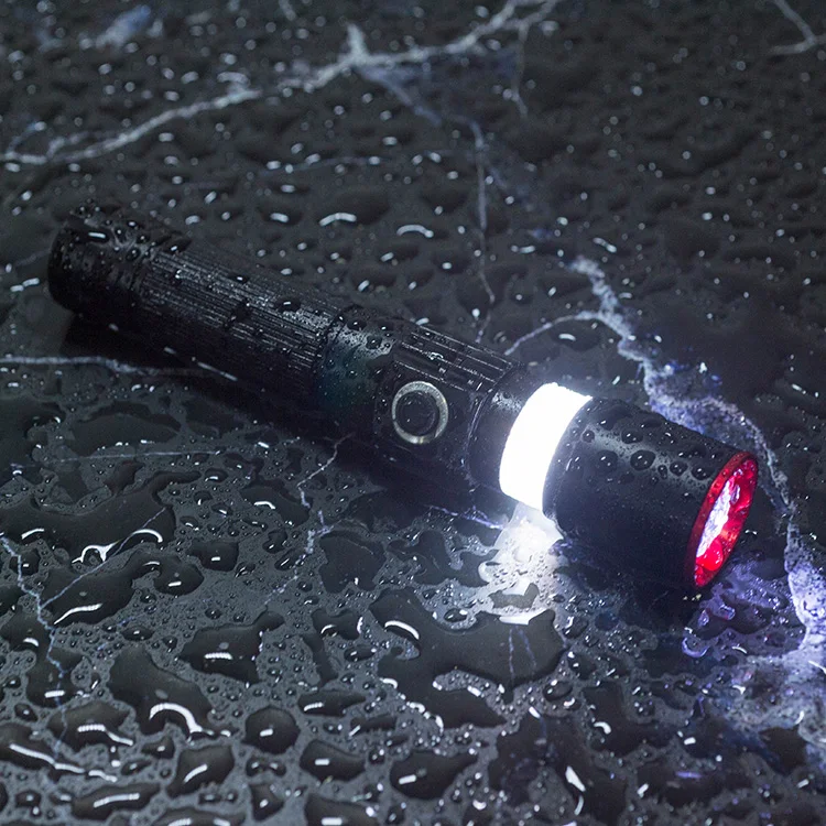 New arrival promotion item U2 q5 lens Zoom Rechargeable Flashlight Led Pocket Cheap aluminum Torch Light